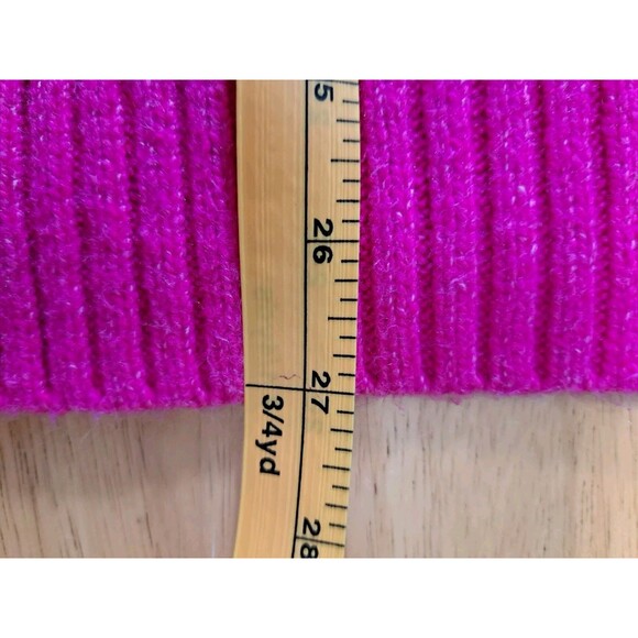 American Eagle Oversized Size L Pink Bandana Paisley Pullover Sweater SMALL FLAW - Picture 13 of 15